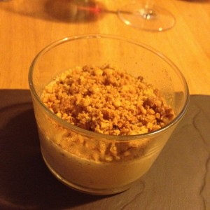 Crème pralinée (menu du midi)